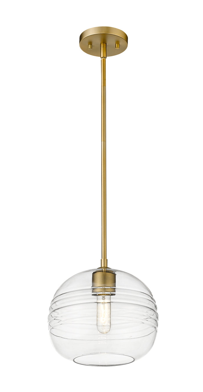 Pendant Z-Lite 486P10-OBR Olde Brass Harmony 1 Light Pendant Z-Lite