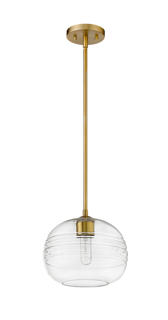 Pendant Z-Lite 486P10-OBR Olde Brass Harmony 1 Light Pendant Z-Lite