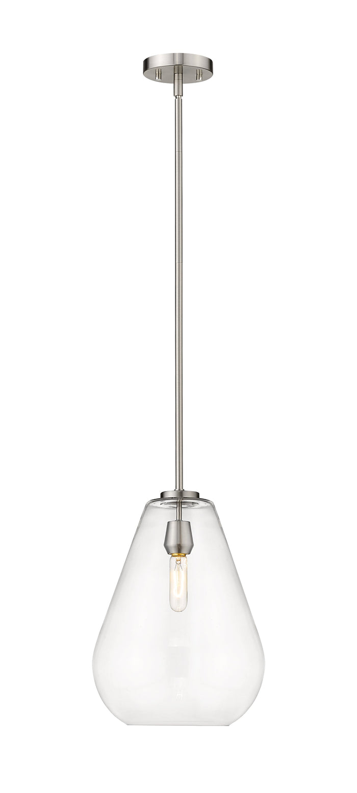 Pendant Z-Lite 488P12-BN Brushed Nickel Ayra 1 Light Pendant Z-Lite