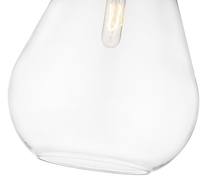 Pendant Z-Lite 488P12-BN Brushed Nickel Ayra 1 Light Pendant Z-Lite