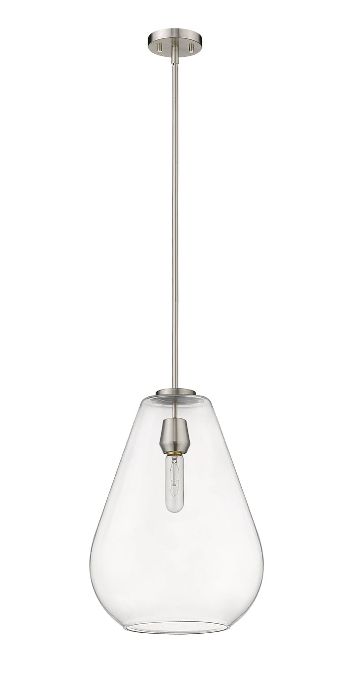 Pendant Z-Lite 488P12-BN Brushed Nickel Ayra 1 Light Pendant Z-Lite