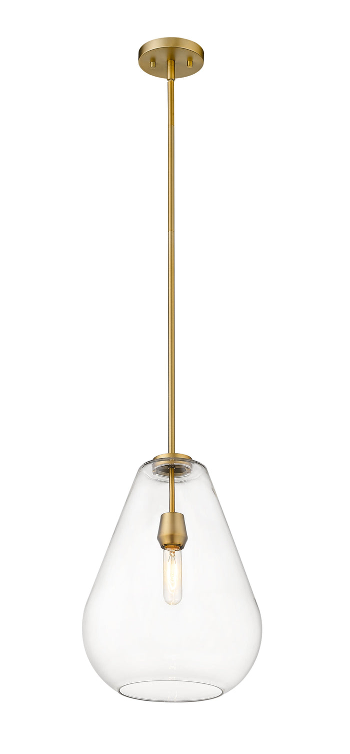 Pendant Z-Lite 488P12-OBR Olde Brass Ayra 1 Light Pendant Z-Lite
