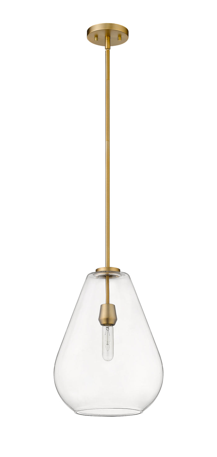 Pendant Z-Lite 488P12-OBR Olde Brass Ayra 1 Light Pendant Z-Lite