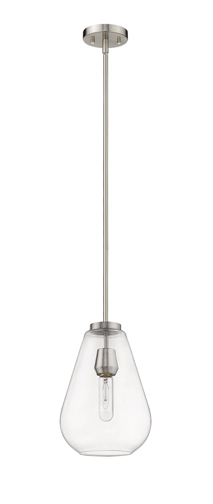 Pendant Z-Lite 488P8-BN Brushed Nickel Ayra 1 Light Pendant Z-Lite