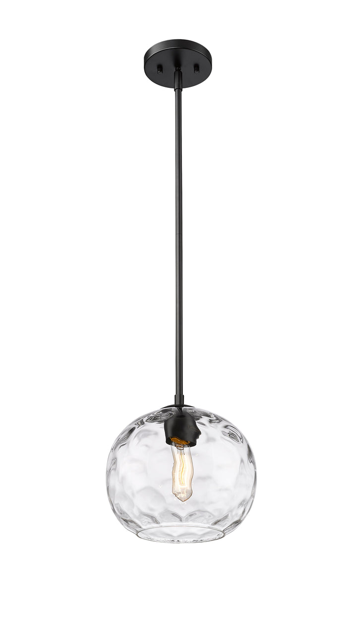 Pendant Z-Lite 490P10-MB Matte Black Chloe 1 Light Pendant Z-Lite