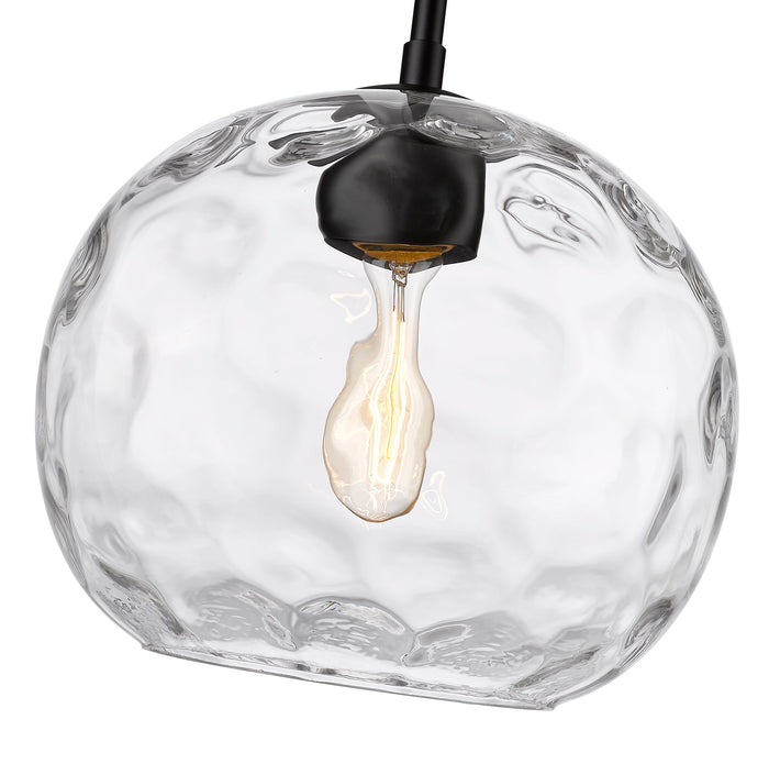 Pendant Z-Lite 490P10-MB Matte Black Chloe 1 Light Pendant Z-Lite