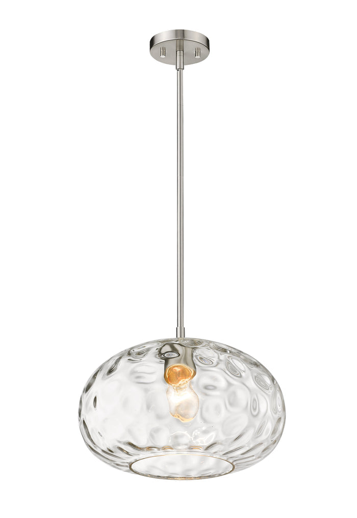 Pendant Z-Lite 490P14-BN Brushed Nickel Chloe 1 Light Pendant Z-Lite