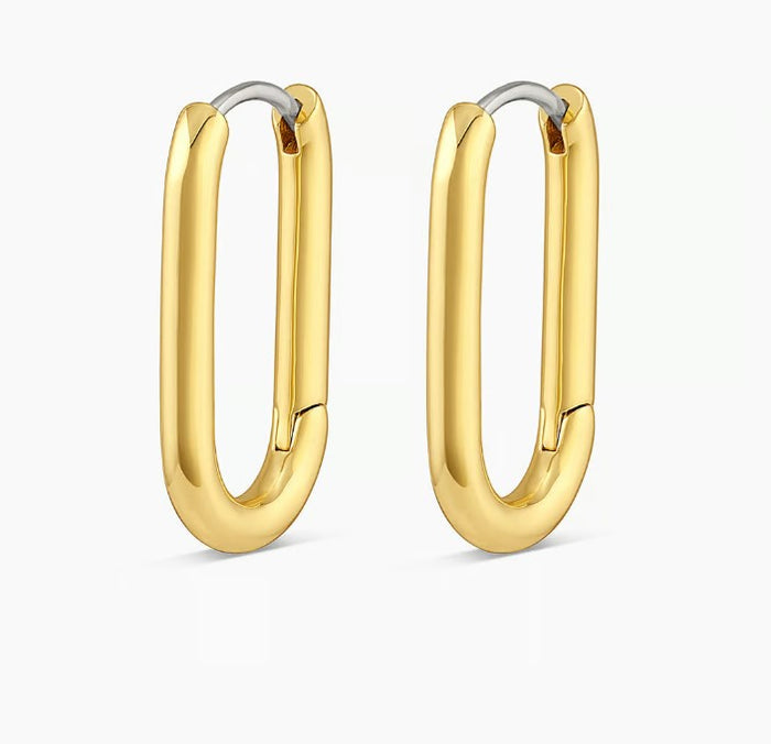 Zoey Hoop Earings - Gold