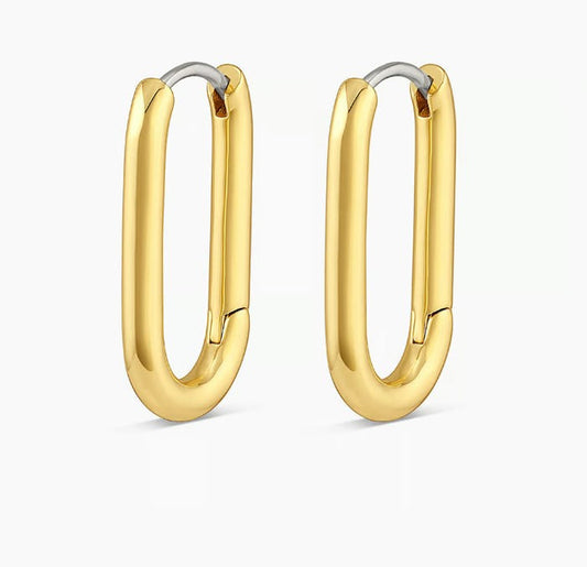 Zoey Hoop Earings - Gold